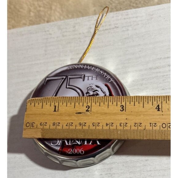 Coca Cola Ornament 75th Anniversary Santa 2006 Trim-A-Tree Christmas 3" - Picture 4 of 5